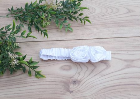 λαστιχένια κορδέλα μαλλιών για βάπτιση λευκή κορδέλα βάπτισης λευκή κορδέλα βαπτιστική λευκή κορδέλα για κοριτσι άσπρη κορδέλα μαλλιών για βάπτιση